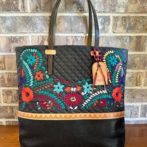 CONSUELA SILVERLAKE LEATHER TOTE (retired)